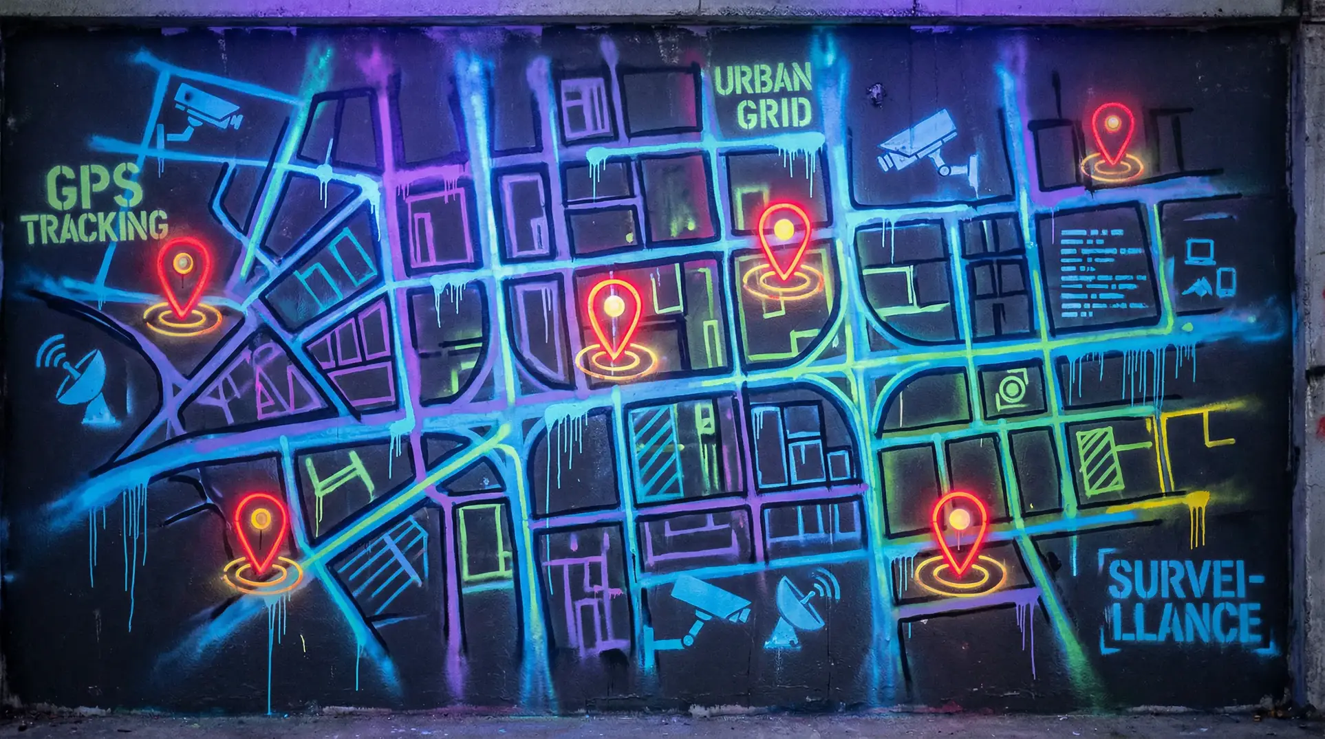 斗罗大陆147集 狗仔追踪地图 - 城市涂鸦风格